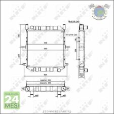 Radiatore acqua NRF per NISSAN ATLEON