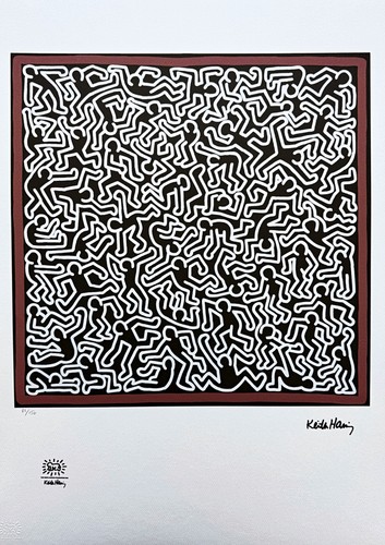 Keith haring black - haring,
