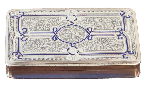 Porta pillole argento - argento, 800