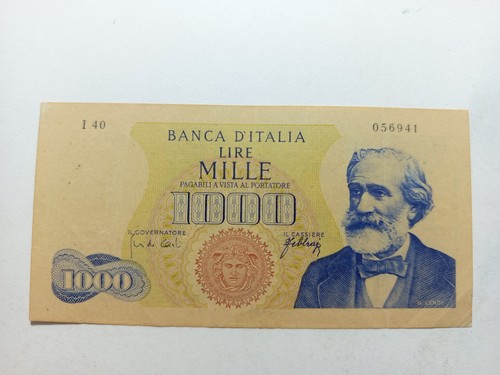 1000 lire verdi 1966 - 1966, varietà