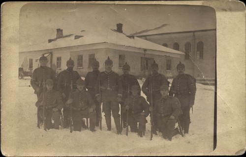 Wwi soldati tedeschi - soldati, neve