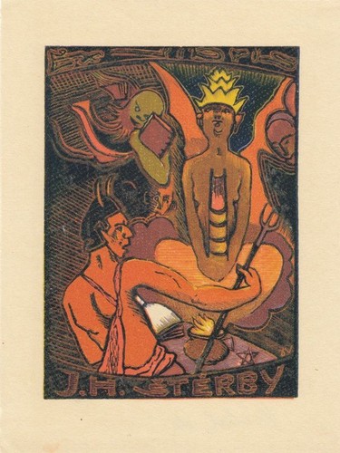 Exlibris holzschnitt josef - ex,