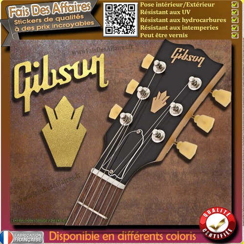 Sticker autocollant gibson - sticker,