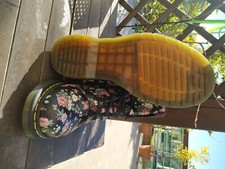 anfibi donna dr martens fiorellini, mai usati, taglia n. 40