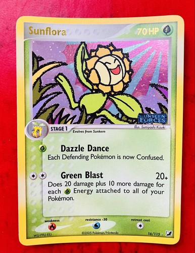 Lotto carte pokemon sunflora - lotto,
