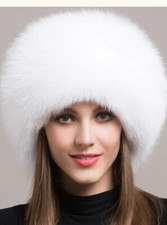 Cappello bianco pelliccia - cappello, in