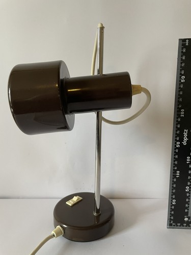 Vintage industrial table - industrial, lamp