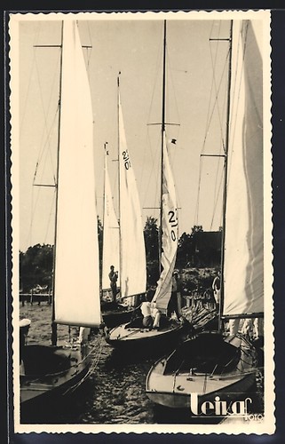 Cartolina fotografica regata