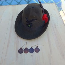 Cappello da alpino | Alpini penna nera + medagliette adunate fregi