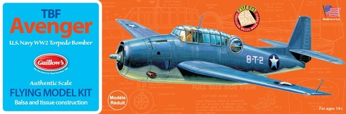 Guillow aereo balsa tbf - aereo,