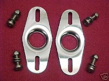 Triumph Spitfire GT6 Piastre di localizzazione cono cofano inox lucido + bulloni