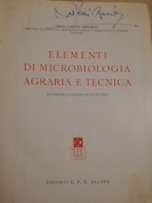 Elementi di microbiologia agraria e tecnica, Carlo Arnaudi