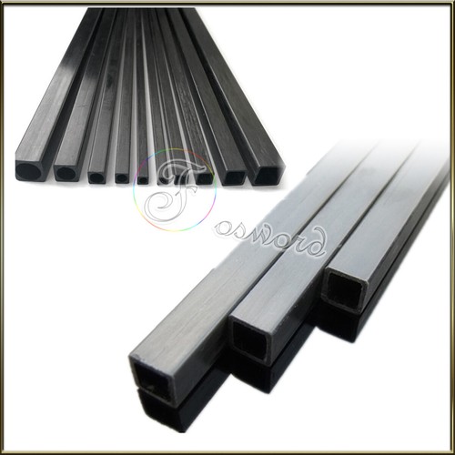 Tubo fibra carbonio nero - tubo,