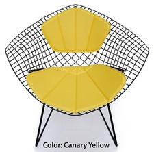 Cuscino e schienale di ricambio sedia Bertoia Diamond - epoca Eames metà secolo