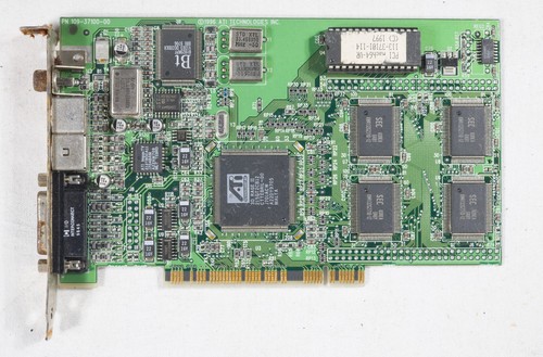 Scheda video vintage ati pci - scheda,