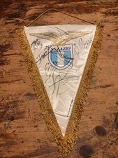 Gagliardetto SS LAZIO AUTOGRAFATO