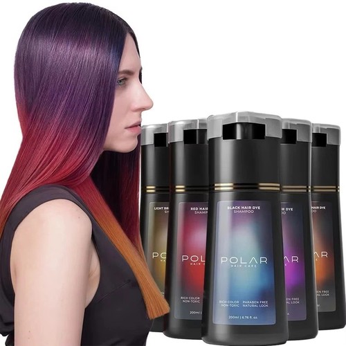 Polar hair dye shampoo - polar,