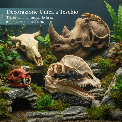 Acquario decorazione teschio - decorazione,
