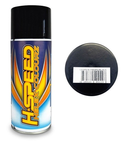 Lexan spray nero black 400ml - spray,