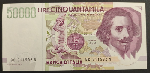 50000 lire 1995 fds - 50000,