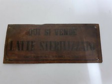 Vecchia targa Tabella in