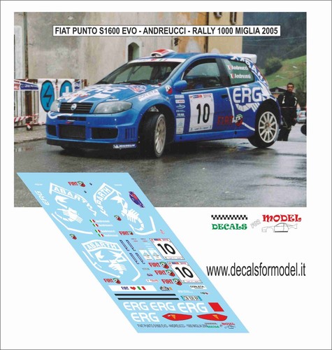 Decals fiat punto s1600 - punto,
