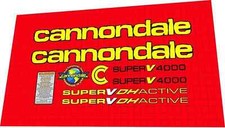 Cannondale Super V dh 4000 1997 + SET DECALCOMANIE MOTO120