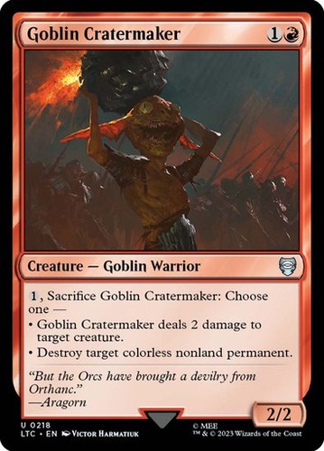 Mtg goblin cratermaker - -,