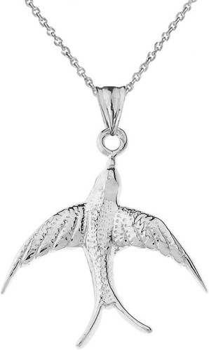 Collana con ciondolo - , uccellino