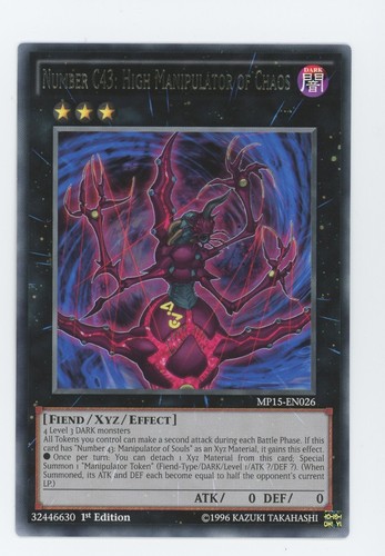 Yugioh number c43 high - yugioh, c43: