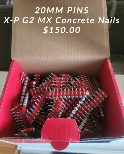 Hilti gx2 pins 20mm - gx2, x-p