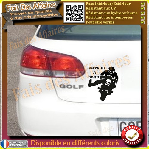 Sticker autocollant motard - autocollant, a
