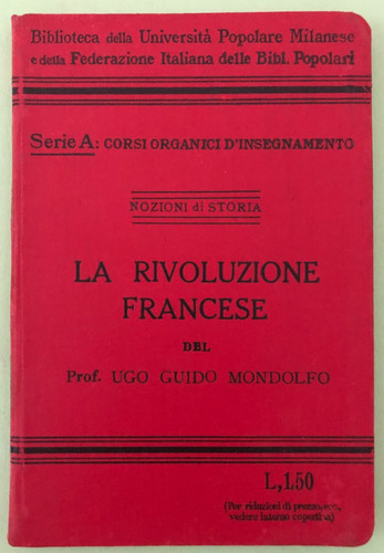 Mondolfo la rivoluzione - -,