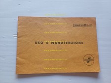 Innocenti Lambretta 125 B manuale uso manutenzione libretto istruzioni originale