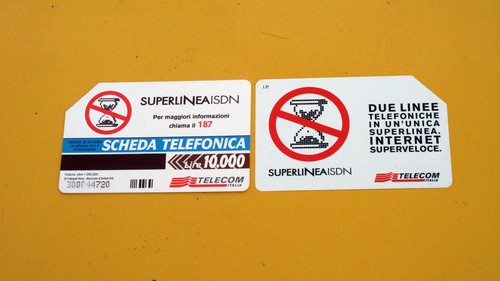 Scheda telefonica telecom - , l