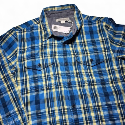 Camicia blu gialla quadri in - camicia,