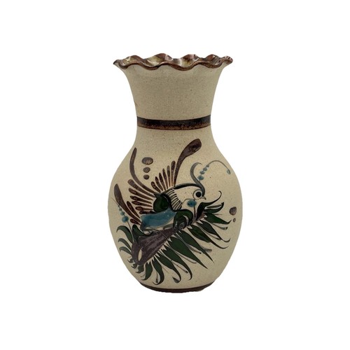 Vaso uccellino messicano arte