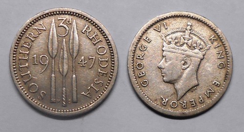Southern rhodesia pence 1947 - 3,