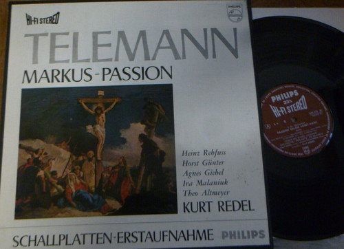 Telemann markus passion heinz - telemann, markus-passion