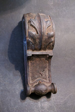 Antico fregio in quercia scolpito a mano XVII sec.