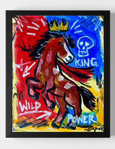 Guajardo art horse wild - art:,