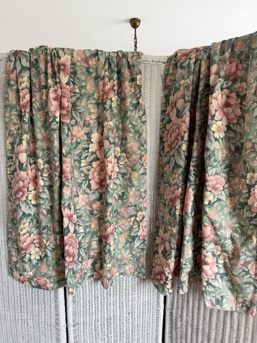 Coppia tende vintage chintz - coppia,