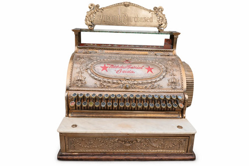 Antico registratore cassa - antico, di