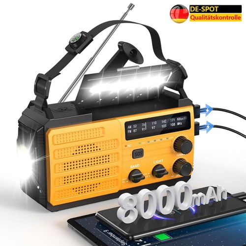 Radio manovella dab ukw - radio, con