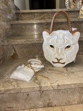 Rara Bellissima Borsa Donna Braccialini Temi Tema Leopardo Originale Retail2500€