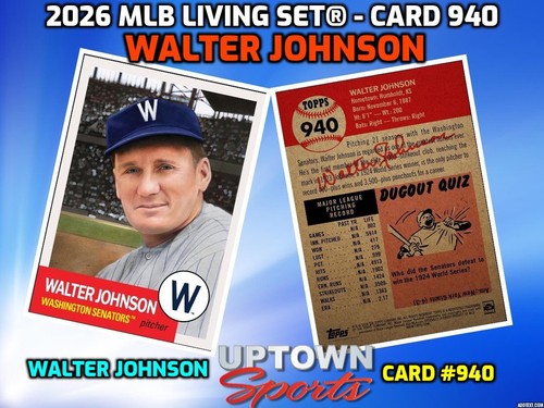 Walter johnson 2026 - johnson,