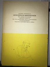 LETTERA APOSTOLICA AUGUSTINUM HIPPONENSEM DI GIOVANNI PAOLO II - 