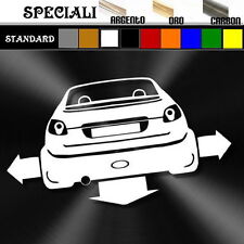 adesivo sticker peugeot 206 cc