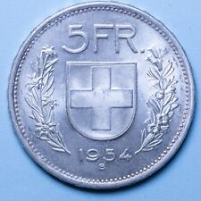 SVIZZERA 5 FRANCHI 1954 B qFDC