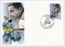 ALFREDO BINDA CARTOLINA FILATELICA 2002